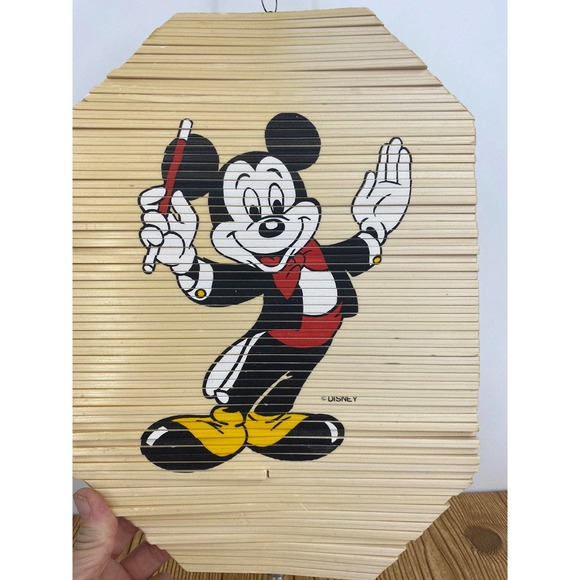 Disney Mickey Mouse Wind Spinner  Decoration Bamboo  Rotating Spinner - Picture 3 of 4